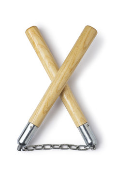 Wooden nunchaku