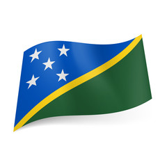 State flag of Solomon Islands.