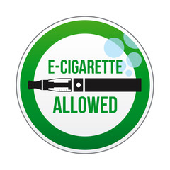 E-cigarette allowed