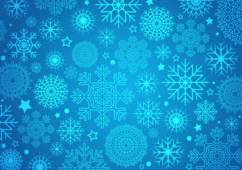 Blue christmas background