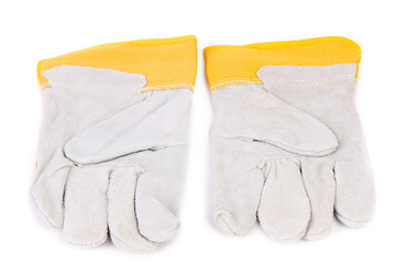 Construction gloves.