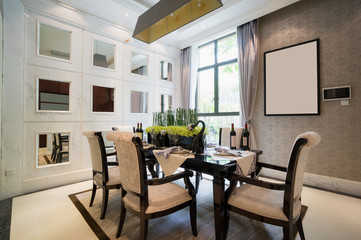 luxury dining room