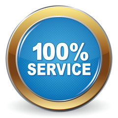 100% SERVICE ICON