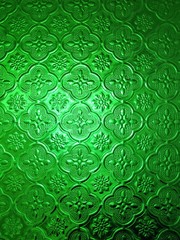 abstract transparency green glass