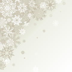 Snowflakes beige