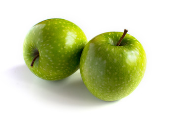 Green apple, isolated on white background