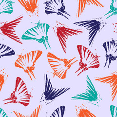vector butterfly pattern eps10