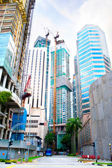 Obraz premium Singapore construction