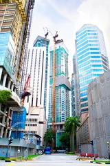 Foto op Plexiglas Singapore construction © joyt