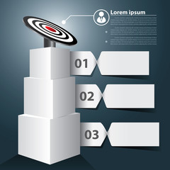 target banner infographic