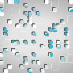 Naklejka premium abstract background with geometric shapes