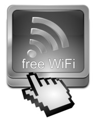 free WiFi Wlan Button mit Cursor