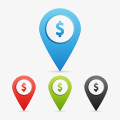 Vector dollar pointers