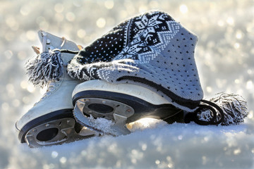 Wintersport - Schlittschuhe