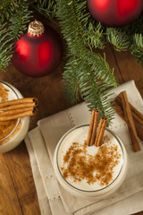 Homemade Festive Cinnamon Eggnog