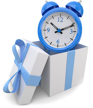 Zeit schenken blue