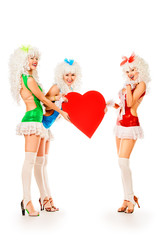 trio of dancers