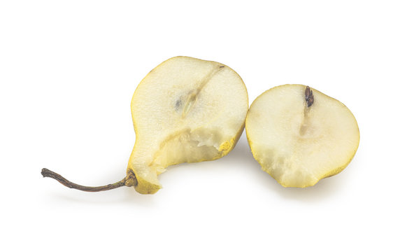 Bitten Pear Slices