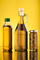 olive oil bottles