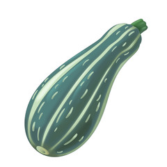 The Cartoon vegetable- illustration for the children