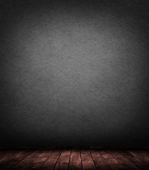 grauer, leerer Innenraum für Werbeinhalt.