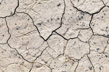 Dry cracked earth texture