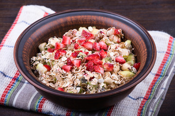 Muesli with berry