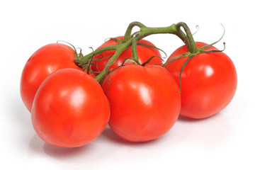 Bunch of red tomatoes