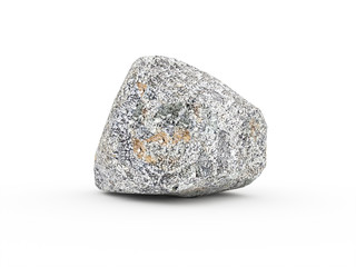 Rock rendered and isolated