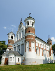 Fototapeta na wymiar Kościół-twierdza w Murovanka, Grodzieńszczy¼nie