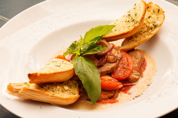 pork with vegetables