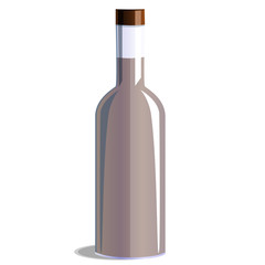 bottle, vector illustration