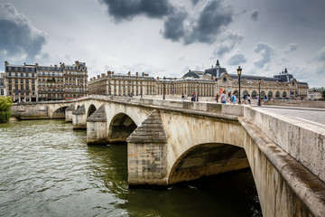 Fototapeta premium Pont Neuf and Cite Island in Paris, France