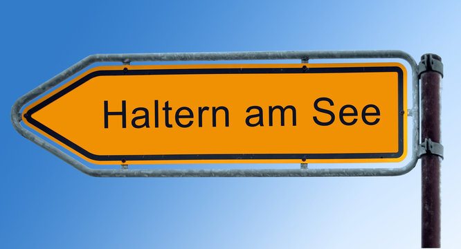 Strassenschild 7 - Haltern am See