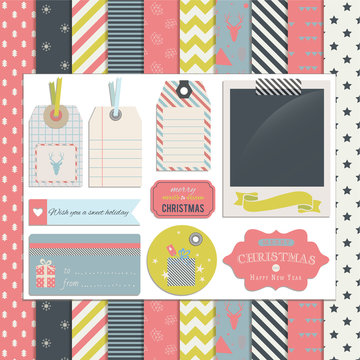 Christmas Scrapbook and Design Elements1