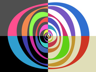 Abstract pattern of elements background retro