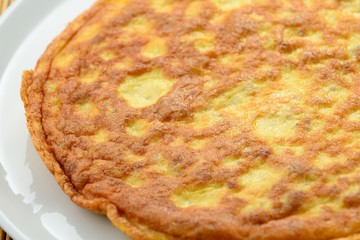 Frittata nel piatto