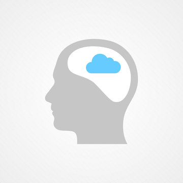recommend clip art: Brain and cloud