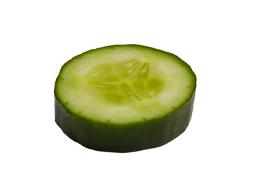Cucumber isolated on white background