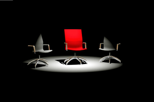 3D interview chair