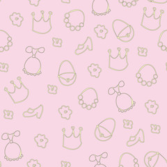 Baby girl background