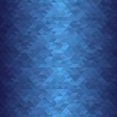 Abstract blue banner. Vector image