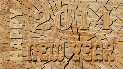 Year 2014 wooden set 2