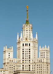 Fototapeta na wymiar Moscow high-rise building