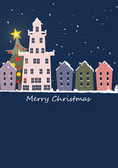 Fototapeta premium Christmas night