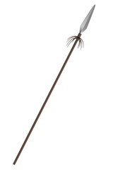 realistic 3d render of indian weapon