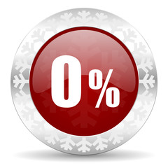 0 percent icon