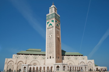 hassan mosque in Casablanca, Maroc © robiuankenobi