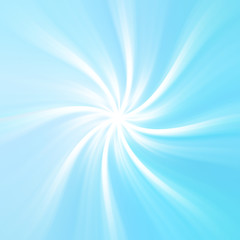 Abstract radial blue background.