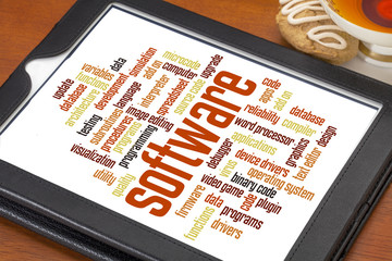 software word cloud